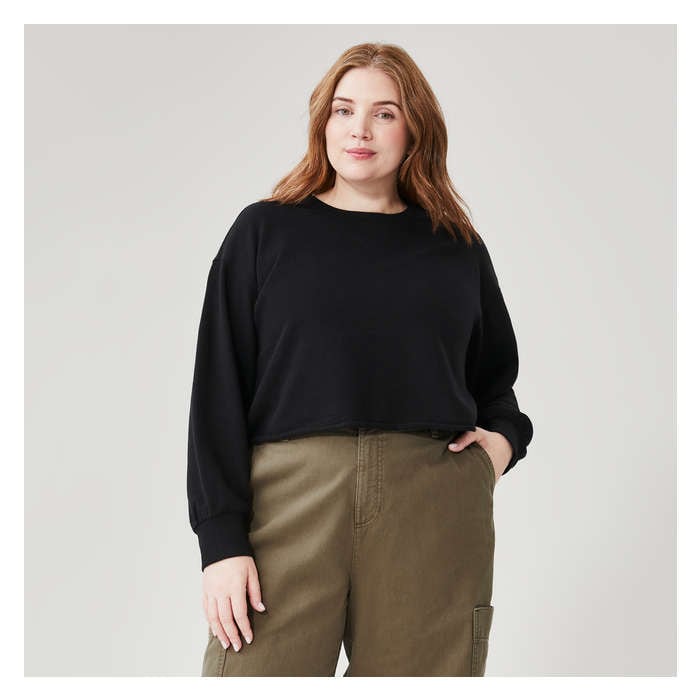Women+ Crop Sweatshirt